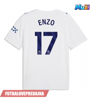 Lacne Muži Futbalové dres Manchester City Enzo Fernandez #17 2026-27 Krátky Rukáv - Tretina